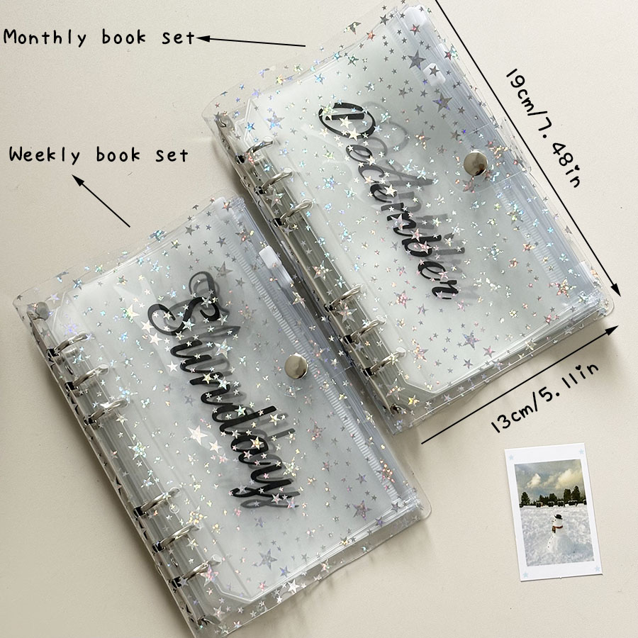 Planner Weekly Budget - Sharkbang 새로운 도착 1 세트 A6