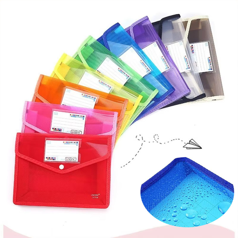 Stationery Supplier - 1-10PCS 방수 A4 A5 스냅 버튼