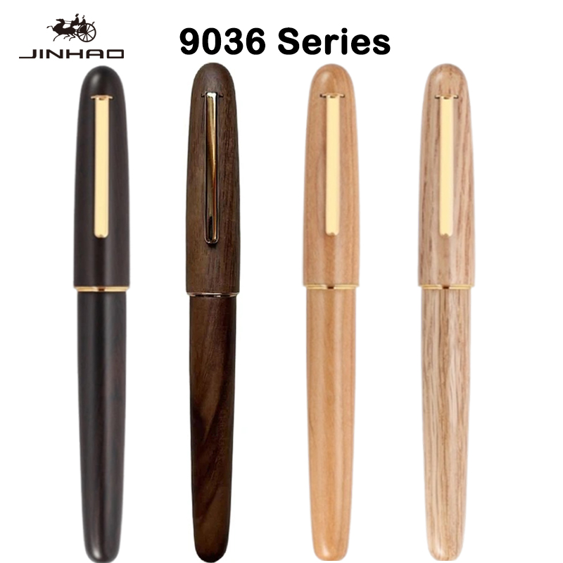 Office Stationery Supply Business - JINHAO 9036 천연 나무 수제 만년필,