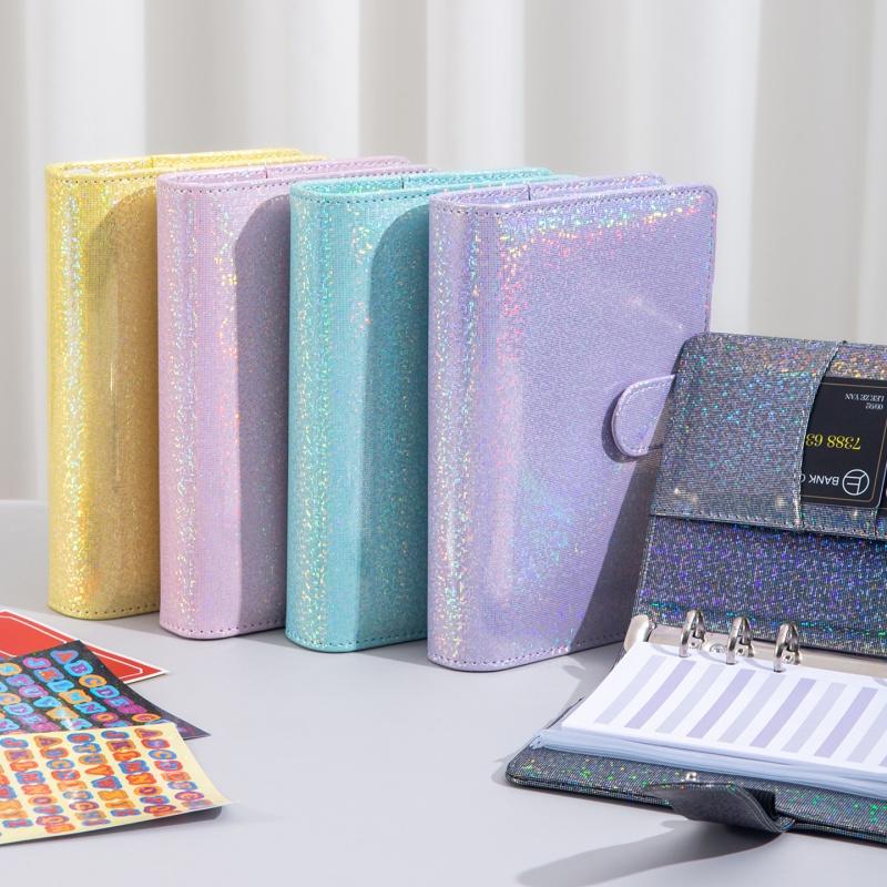 Planner Weekly Budget - 부드러운 가죽 바인더 예산 플래너 현금
