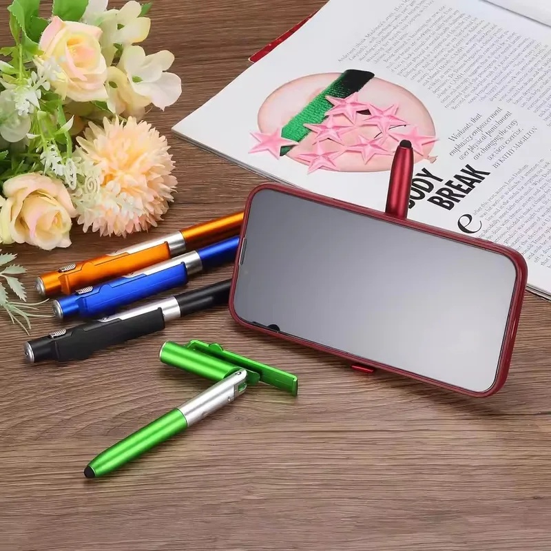 4 in 1 다기능 볼펜 LED 라이트 접이식 휴대폰  - Stationery Supplier 리뷰 및 가격