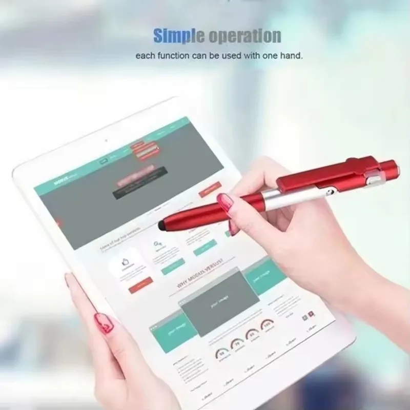 4 in 1 다기능 볼펜 LED 라이트 접이식 휴대폰  - Stationery Supplier 리뷰 및 가격