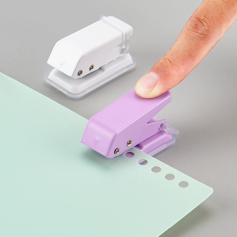 미니 귀여운 1홀 페이퍼 펀치 휴대용 원형 홀 펀처 귀 - Office Supply Office Stationery Items 리뷰 및 가격