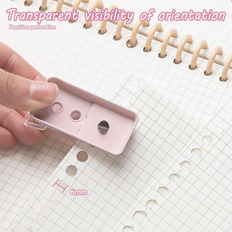 미니 귀여운 1홀 페이퍼 펀치 휴대용 원형 홀 펀처 귀 - Office Supply Office Stationery Items 리뷰 및 가격
