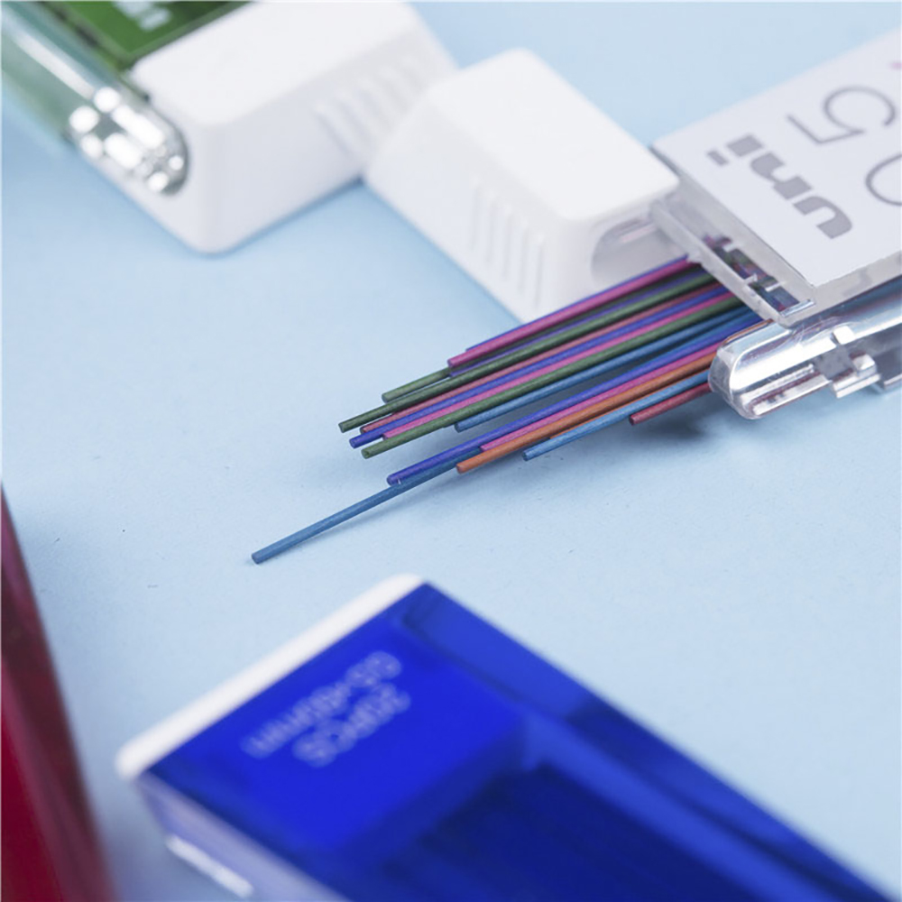 일본 Uni Nano Dia 컬러 자동 연필 리드, 찢 - Mechanical Pencil Lead 리뷰 및 가격