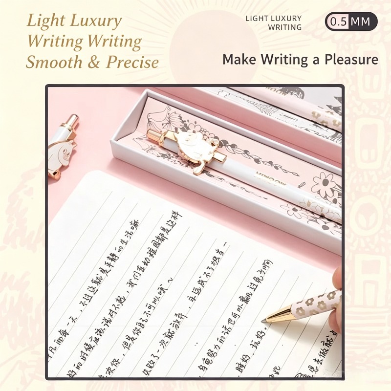 무민 0.5MM 젤 펜 부드럽고 빠르게 마르는 애니메이 - Office Supply Office Stationery Items 리뷰 및 가격