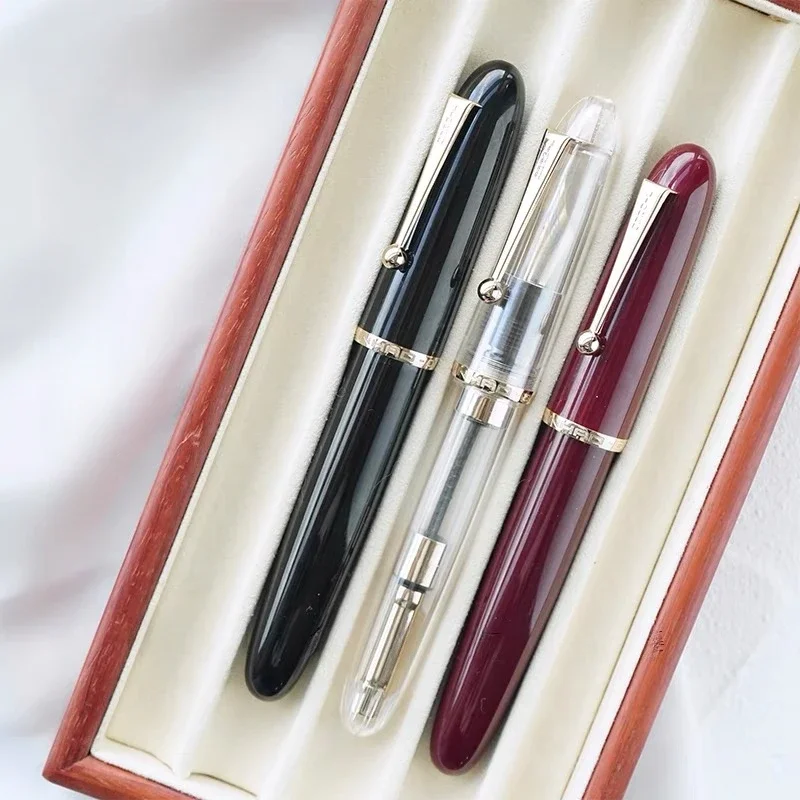 Jinhao 9019 만년필 투명 고급 송진 펜, 펜촉 - Stationery Supplies Business 리뷰 및 가격