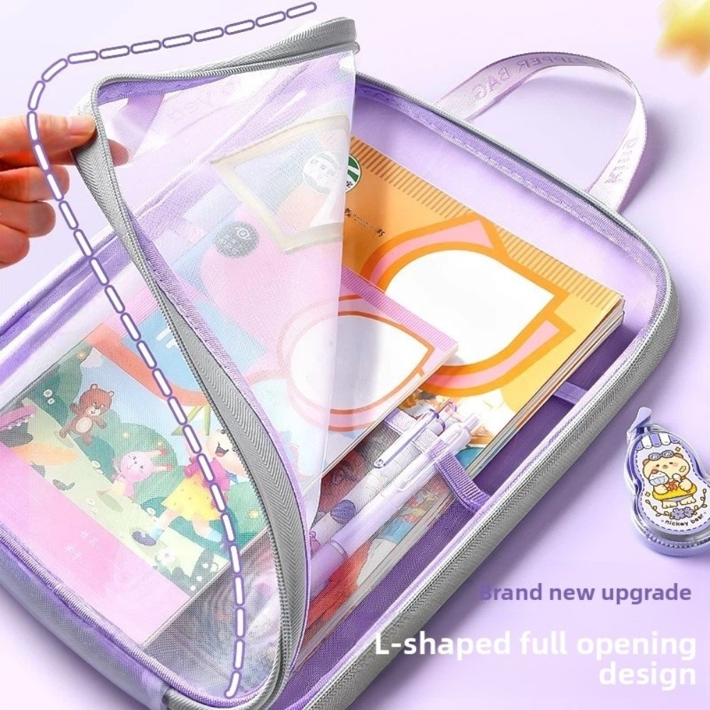메쉬 문구류 보관 가방 3겹 포켓 지퍼 잠금 테스트 용 - Stationery Supplier 리뷰 및 가격