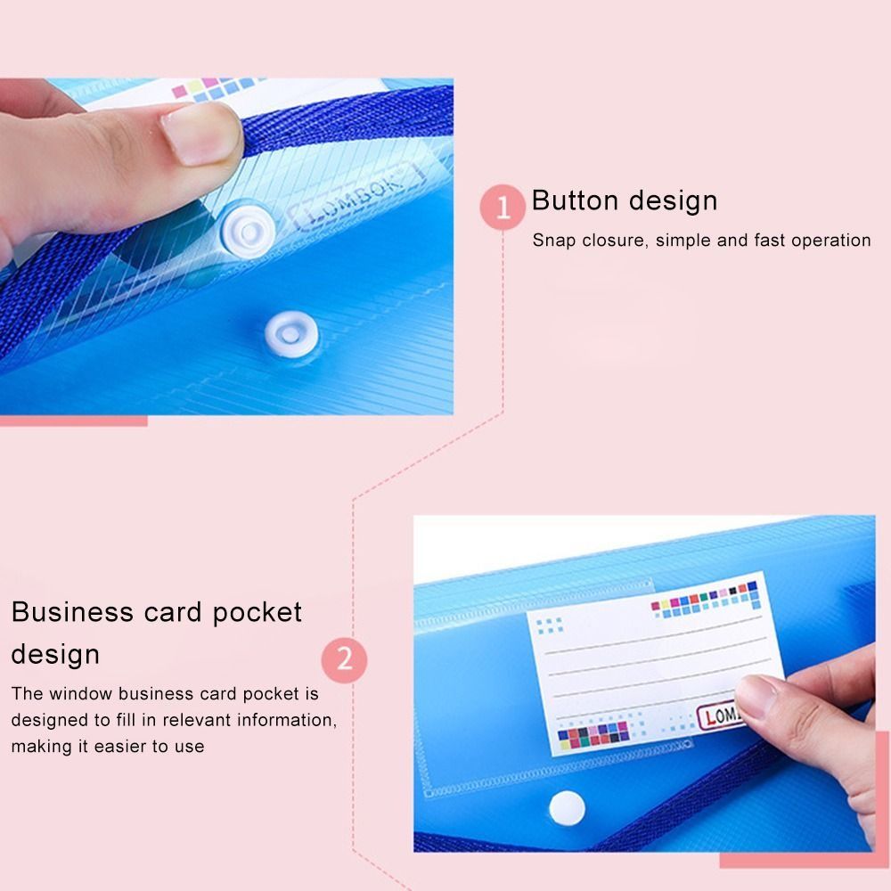 1-10PCS 방수 A4 A5 스냅 버튼 파일 폴더 학 - Stationery Supplier 리뷰 및 가격