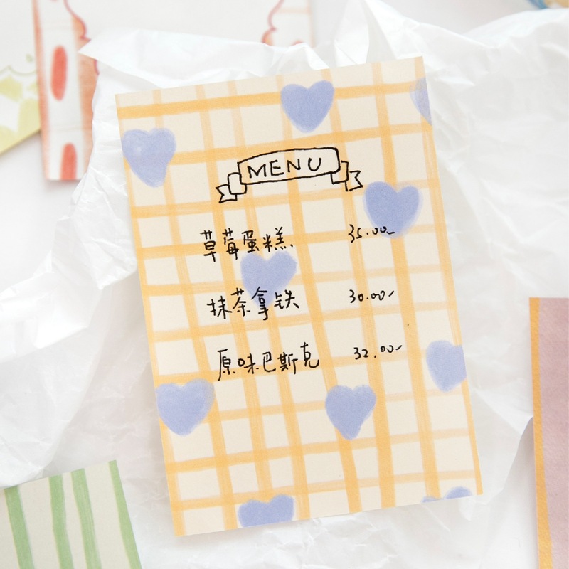 1권/100매 정교한 패턴 노트 장식용 메모 패드 아름 - Graph Paper Pad 리뷰 및 가격