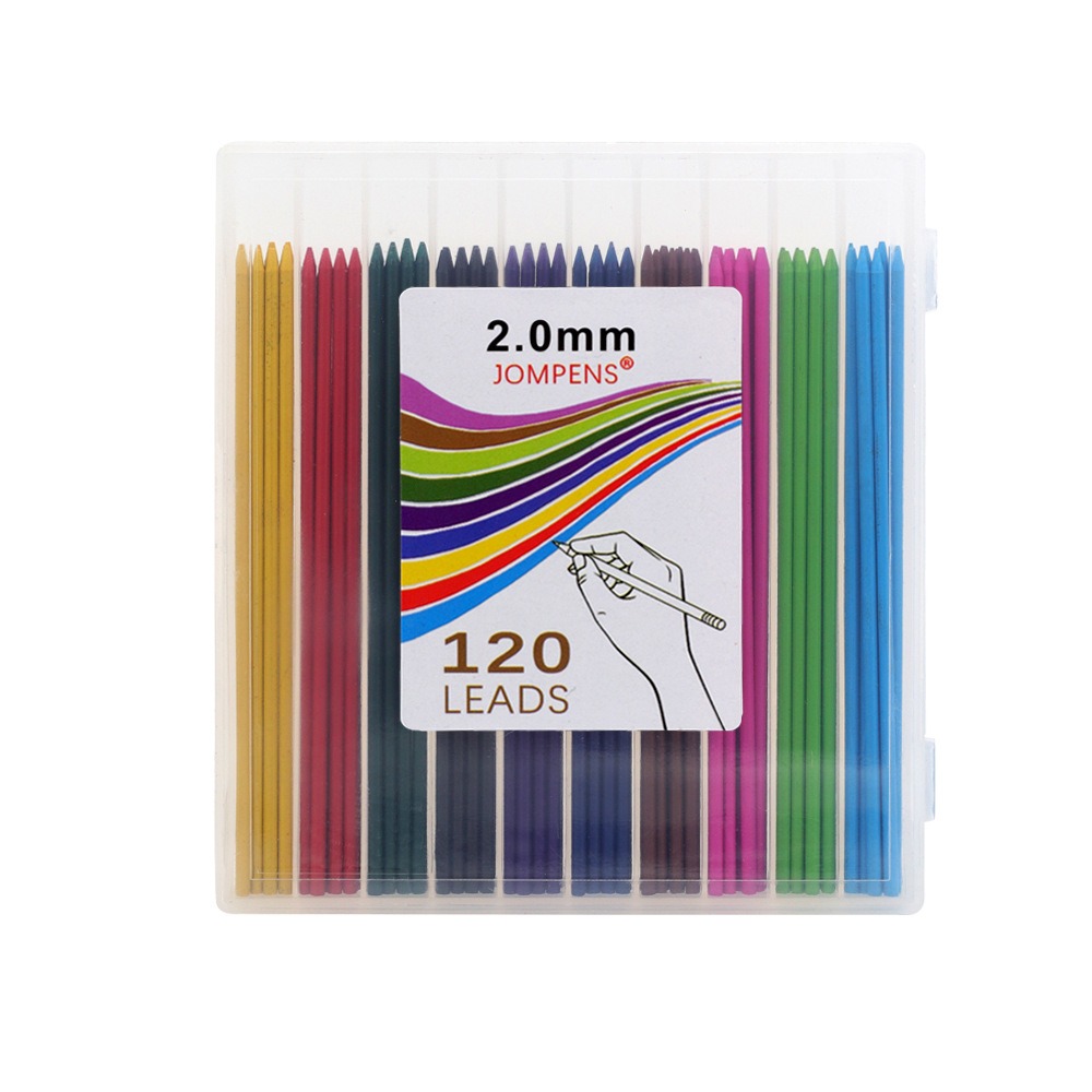 120pcs 2.0mm 리드 연필 리필 10 색 아트  - Mechanical Pencil Lead 리뷰 및 가격