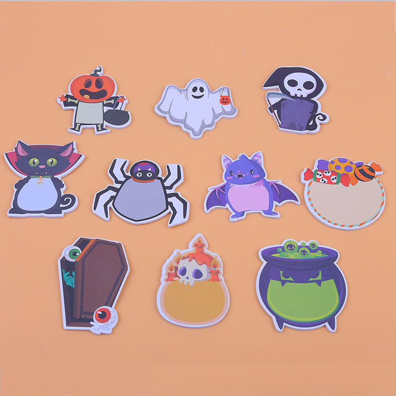 200 페이지 할로윈 테마 메모 패드 세트 스티커 메모 - Memo Pad Sticky 리뷰 및 가격