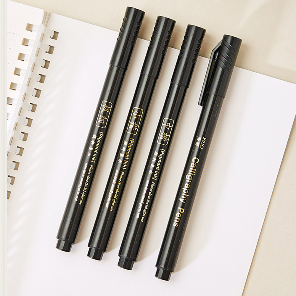 4pc 브러시 펜 서예 펜 중국어 단어 학습 편지지 학 - Stationery Supplier 리뷰 및 가격