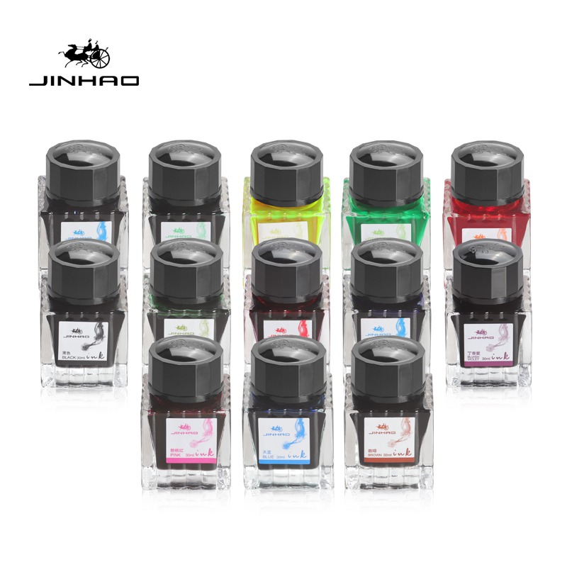 JINHAO 50ml/30ml 다양한 색상 잉크 유리  - Calligraphy Ink Bottle 리뷰 및 가격