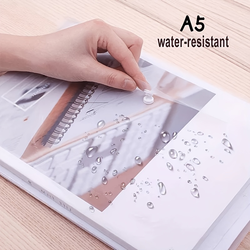 6개의 투명한 두꺼운 폐쇄형 파일 파우치, A5 사이즈 - Stationery Warehouse 리뷰 및 가격
