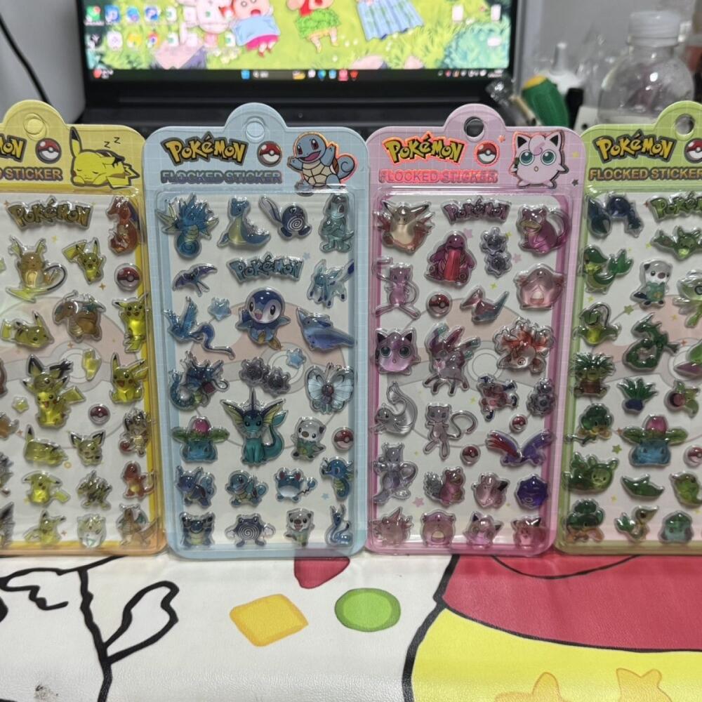 4Pcs 포켓몬 피카추 스쿼틀 지글리퍼프 3차원 크리스 - Memo Pad Sticky 리뷰 및 가격